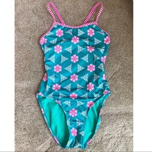EUC Dolfins Uglies one piece bathing suit, size 32
